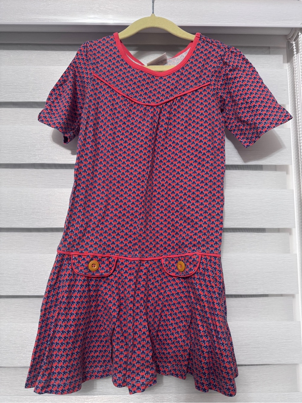 Hanna Andersson Patterned Drop-Waist Dress